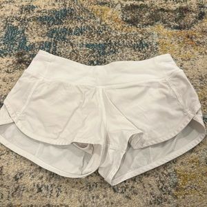 white ivivva shorts